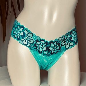 ❤️ VS All Lace Green Thong